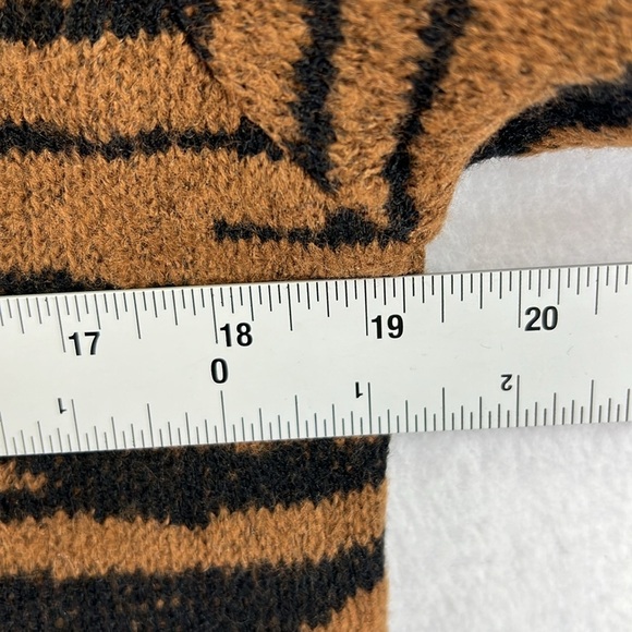 Fortune & Ivy / Stitch Fix Long Cardigan Sz M Brown/Black Animal Print NWOT - Picture 9 of 10